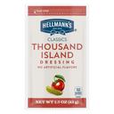 Hellmanns Classics Salad Dressing Portion Control Sachets Thousand Island, 1.5 Ounces -- 102 per case