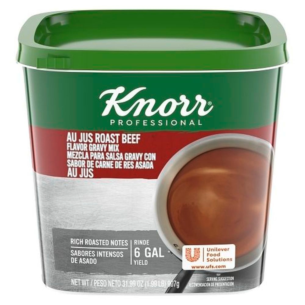 Knorr Professional Au Jus Roast Beef Gravy Mix, 1.99 Pound -- 4 Per Case