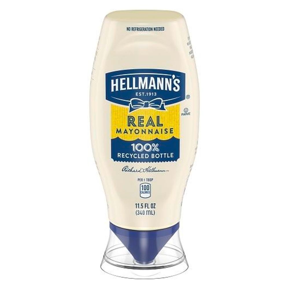 Hellmann's Real Mayonnaise Squeeze Bottle, 11.5 ounce -- 12 per case