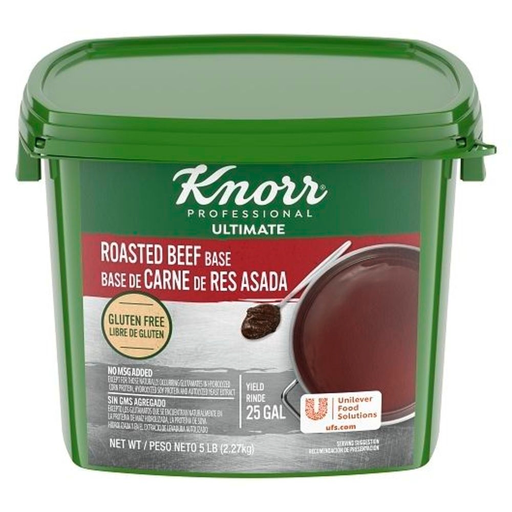Knorr Professional Ultimate Roasted Beef Stock Base, 5 Pound -- 4 Per Case