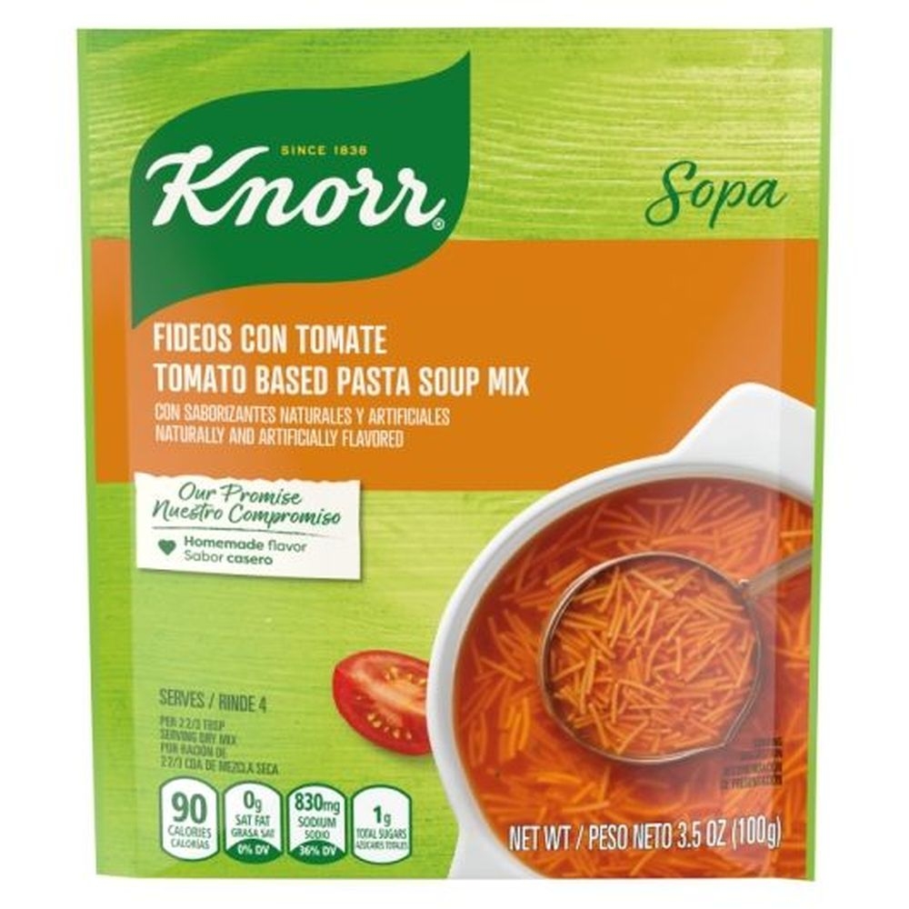 Knorr Tomato Based Noodles Pasta Soup, 3.5 Ounce -- 12 Per Case