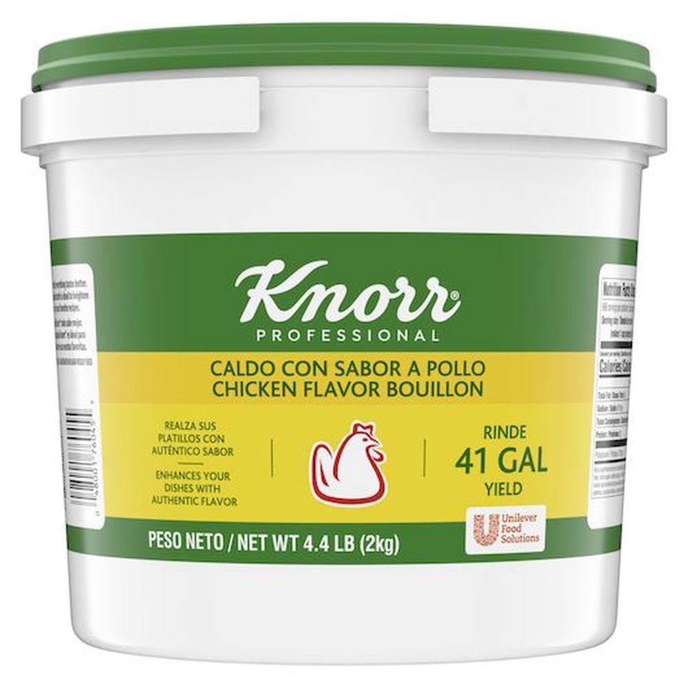 Knorr Professional Caldo De Pollo Chicken Bouillon Base, 4.4 Pound -- 4 Per Case