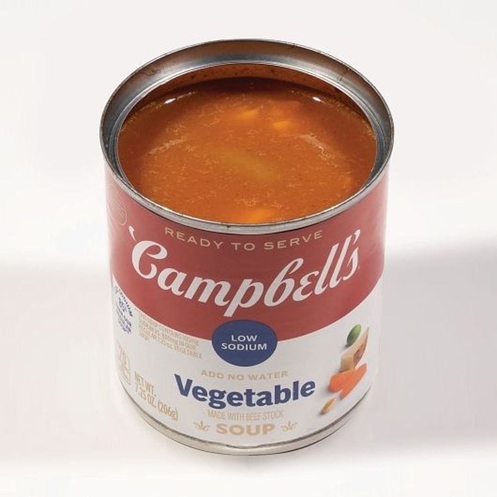 Campbell's Ready To Serve Low Sodium Vegetable Soup, 7.25 Ounce -- 24 Per Case