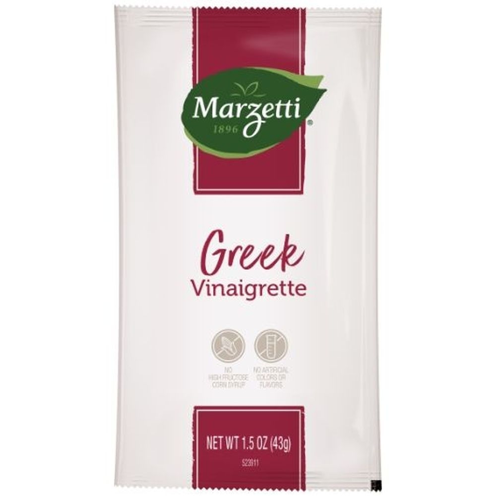 Marzetti Greek Vinaigrette With Olive Oil And Feta Cheese Dressing, 1.5 Ounce -- 60 Per Case