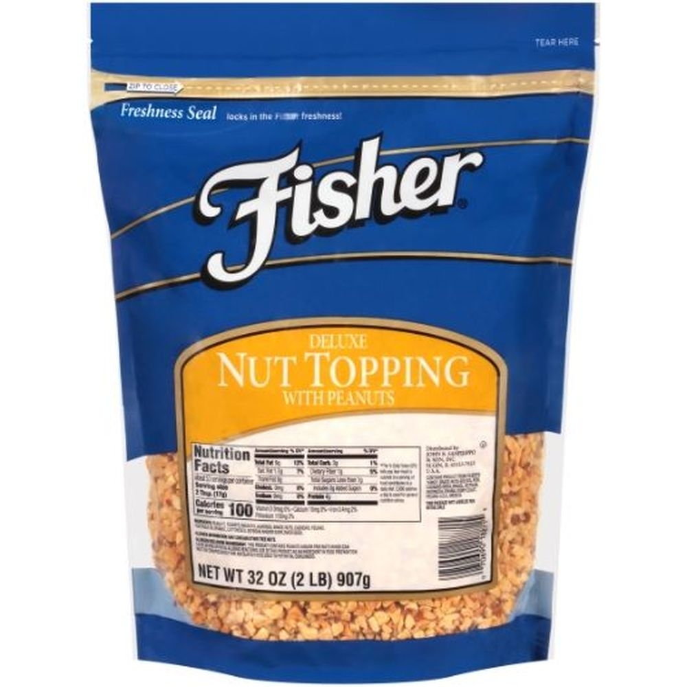 Fisher Chefs Naturals Roasted Deluxe Nut Topping, 2 Pound -- 3 per case.