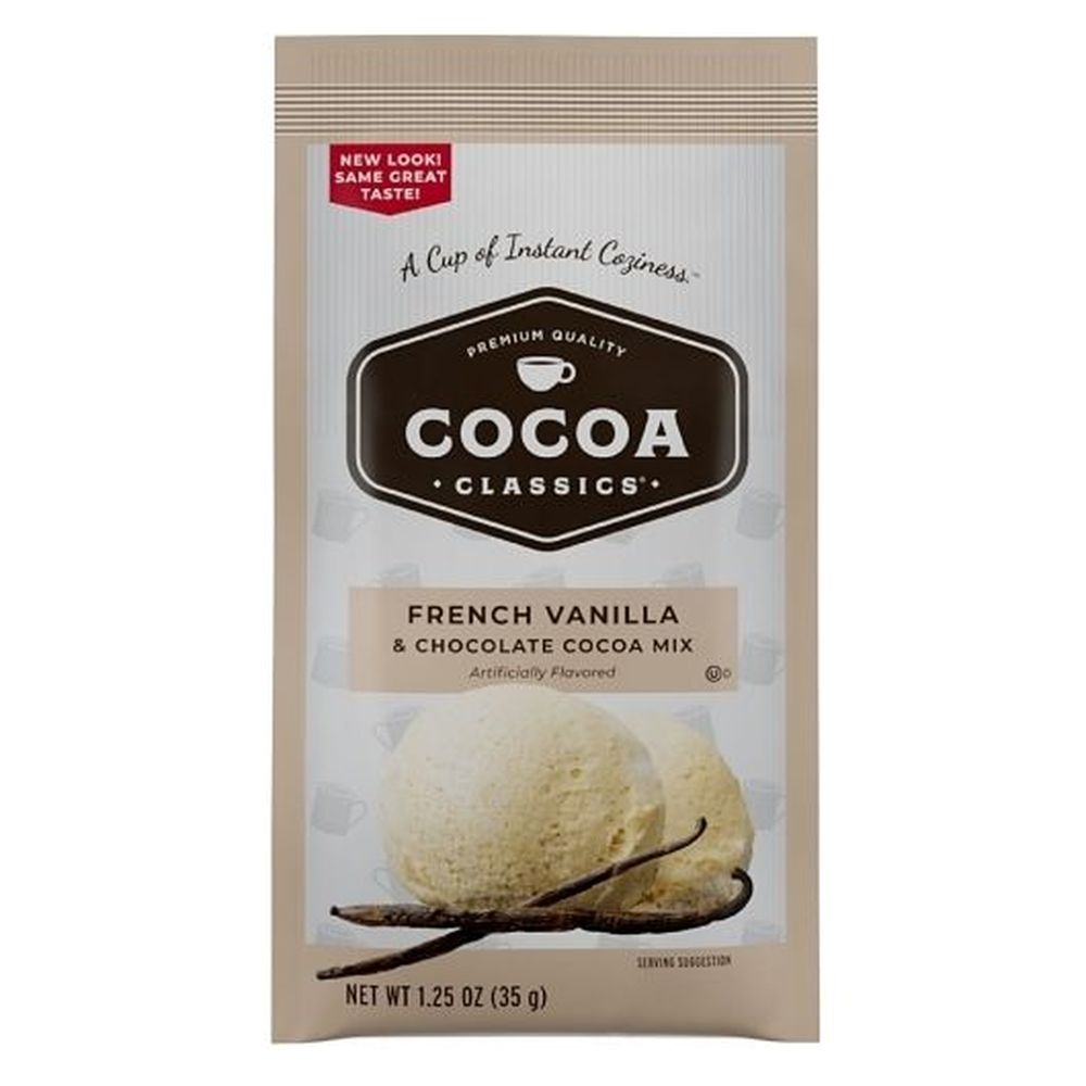 Cocoa Classics French Vanilla And Chocolate Cocoa Mix, 1.25 Ounce -- 72 Per Case