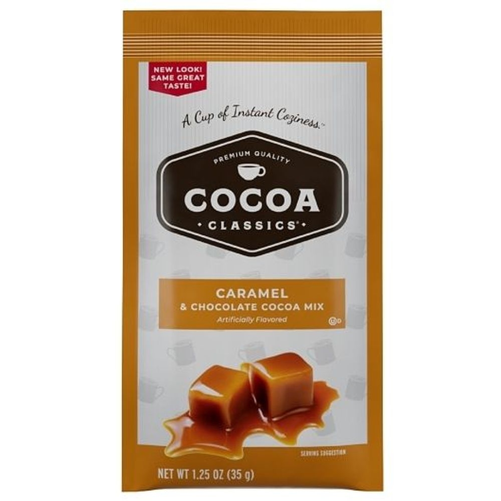Cocoa Classics Caramel And Chocolate Cocoa Mix, 1.25 Ounce -- 72 Per Case