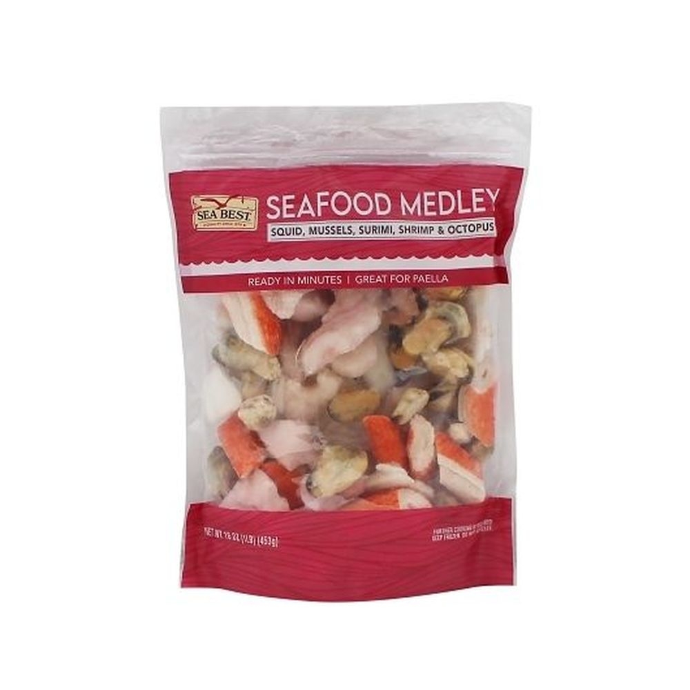 Sea Best Seafood Medley Paella Mix, 1 Pound -- 12 Per Case