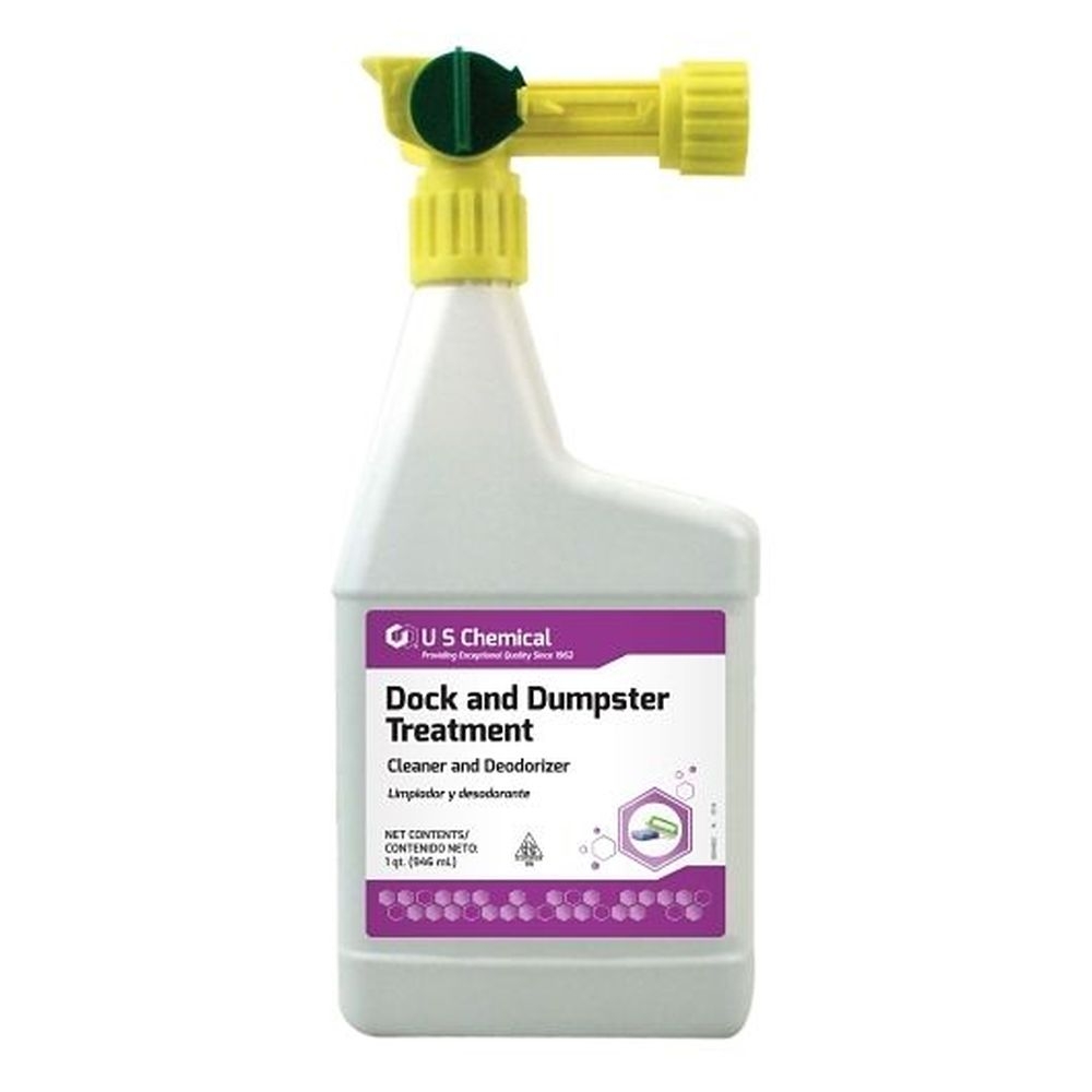 U S Chemical Dock And Dumpster Treatment, Cleaner And Deodorizer, 1 Quart -- 4 Per Case