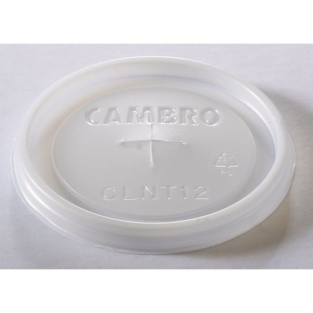 Cambro Translucent Disposable Lid Fits Nt12 12 Ounce Newport Tumbler, 1000 Count