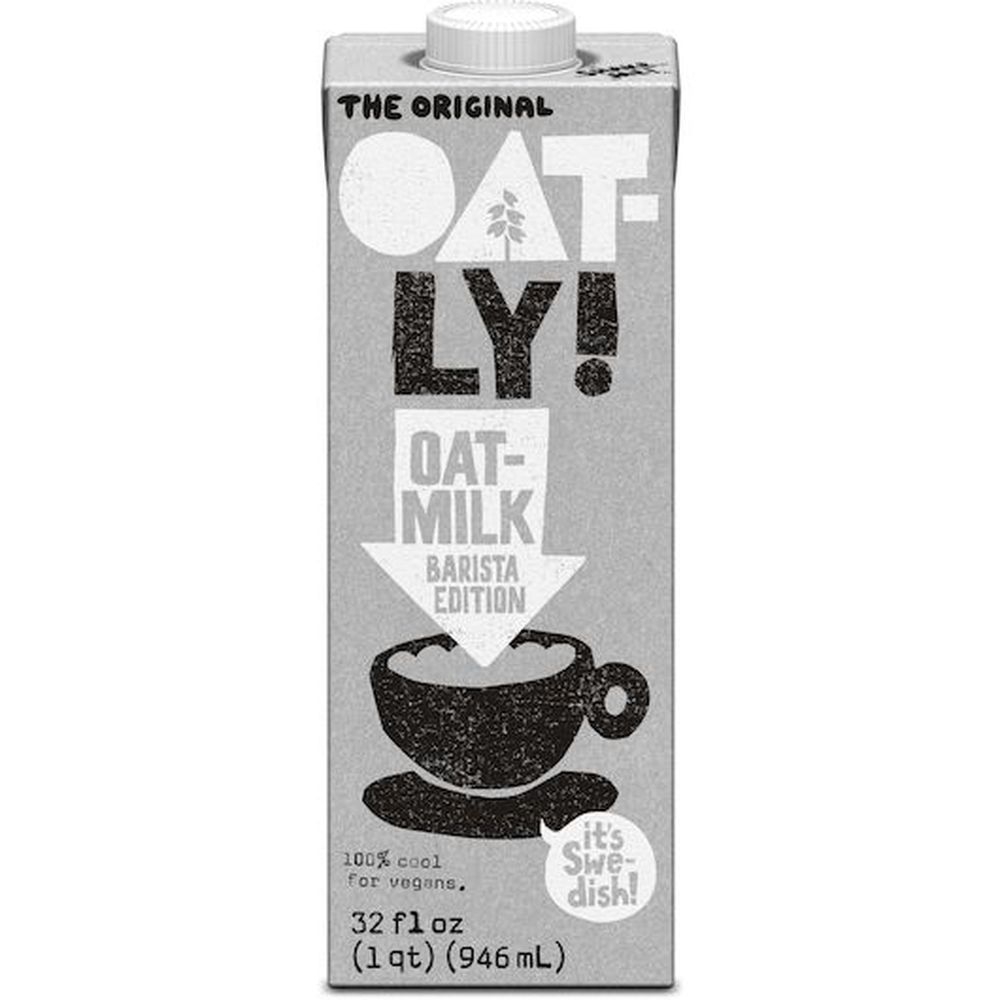 Oatly Oat Milk Barista Edition, 32 Fluid Ounce -- 12 per case