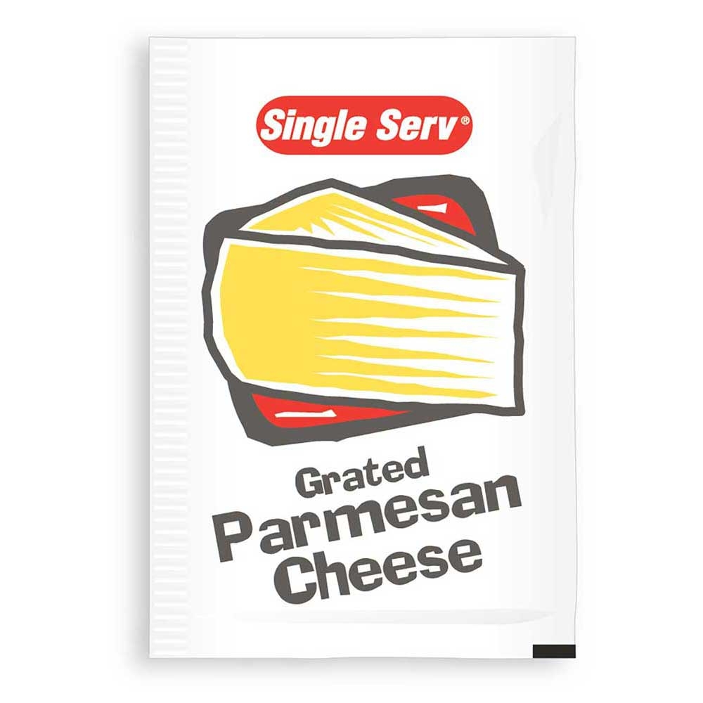 Diamond Crystal Single Serve Parmesan Cheese Packets, 3.5 Gram -- 200 per case.