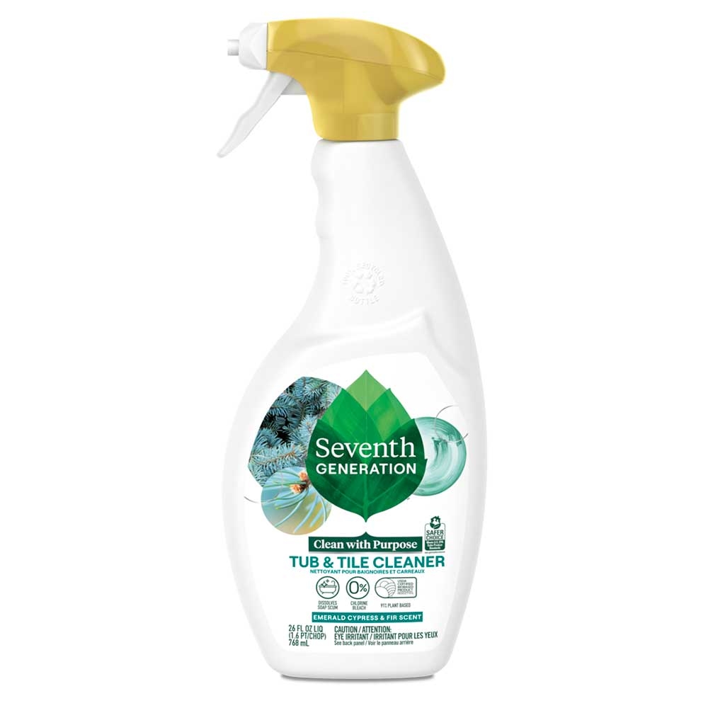 Seventh Generation Emerald Cypress And Fir Tub And Tile Cleaner, 26 Fluid Ounce -- 6 Per Case