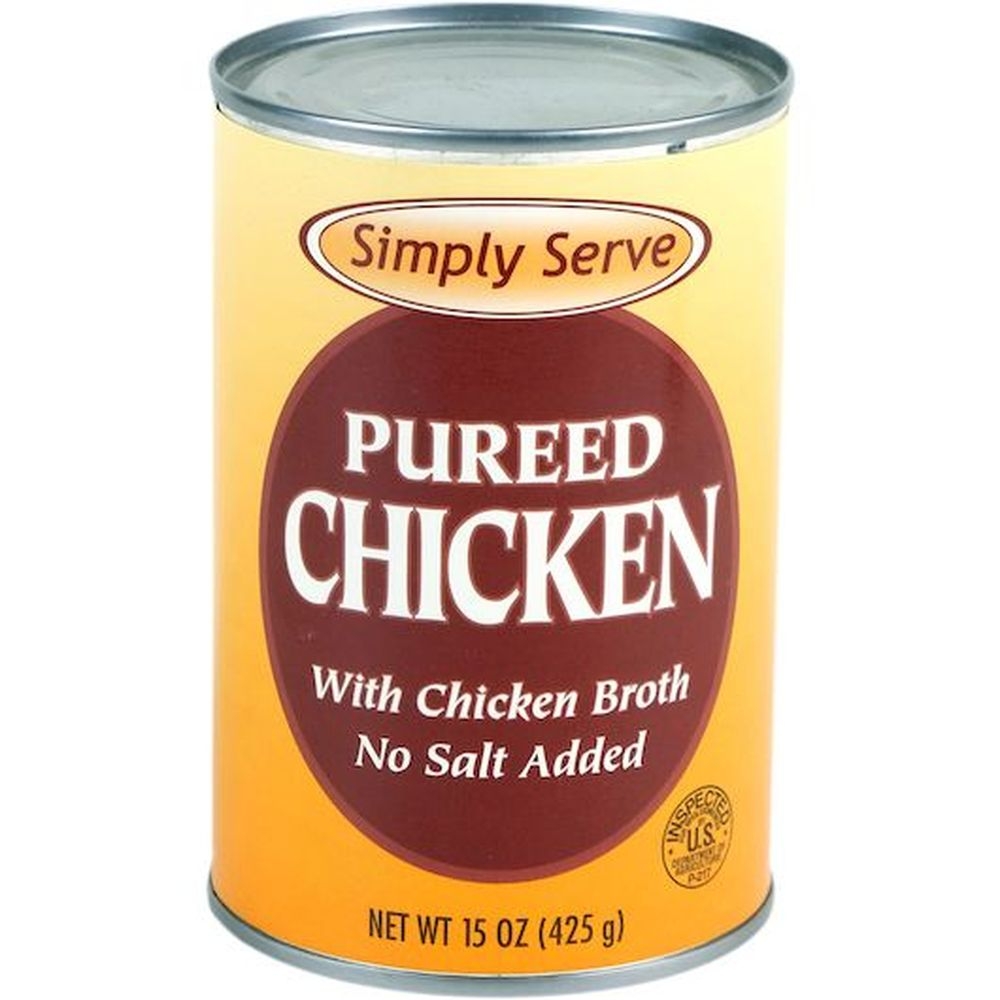 Simply Serve Pureed Chicken, 15 Ounce -- 12 Count