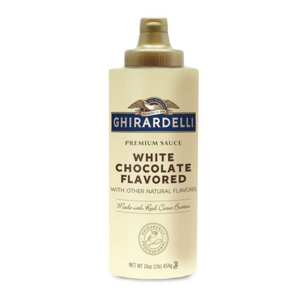Ghirardelli White Chocolate Sauce, 16 Ounce -- 12 per case