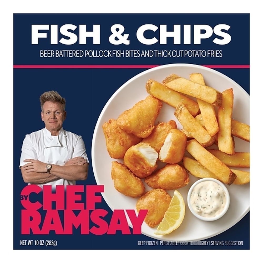 By Chef Ramsay Fish And Chips, 10 Ounce -- 8 Per Case