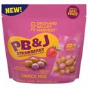 Strawberry Peanut Butter and Jelly Coated Peanuts