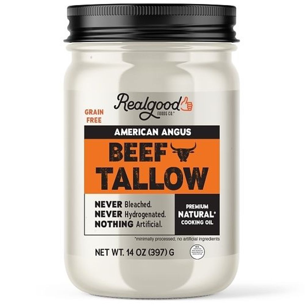 The Real Good Food American Angus Beef Tallow, 14 Ounce -- 6 Per Case