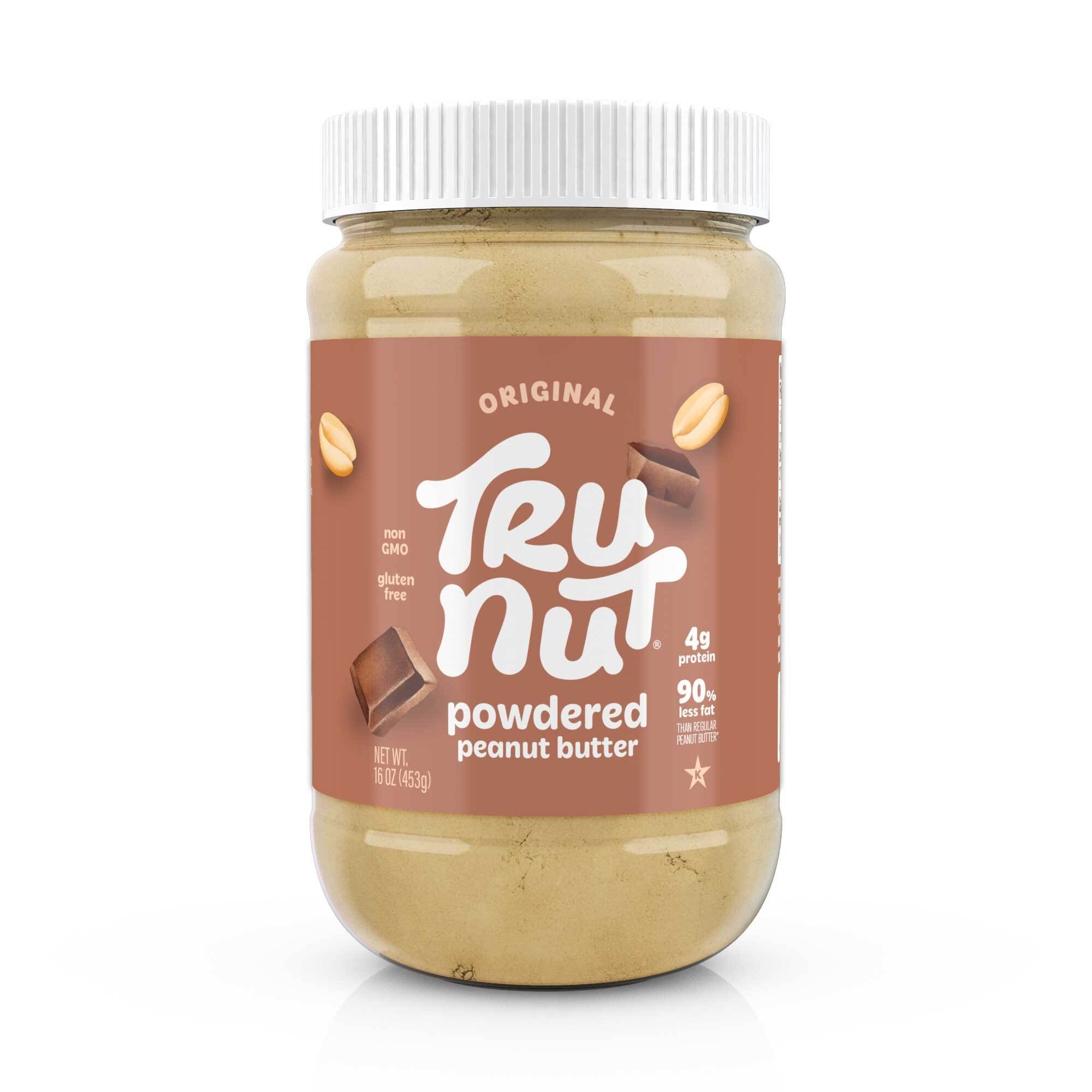 Tru-nut Chocolate Flavor Powdered Peanut Butter, 16 Ounce -- 6 Per Case