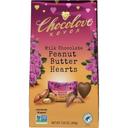 Creamy Salted Peanut Butter Heart Shaped Milk Chocolate