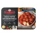 Cheese Stuffed Chicken Meatballs in Italian Style Sauce