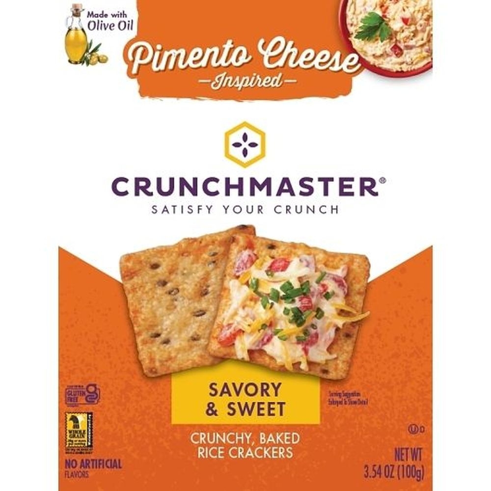 Pimento Cheese Multi-Grain Cracker with Pepper and Cheese Seasoning