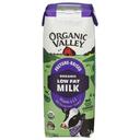 Organic Valley Aseptic Lowfat Milk, 8 Fluid Ounce -- 24 per case.