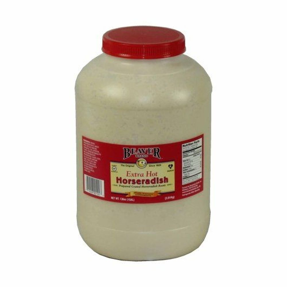Beaver Extra Hot Horseradish, 139 Ounce -- 4 Per Case