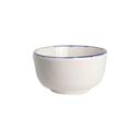 Cobalt Blue White 8 Ounce Custard Cup, 24 count