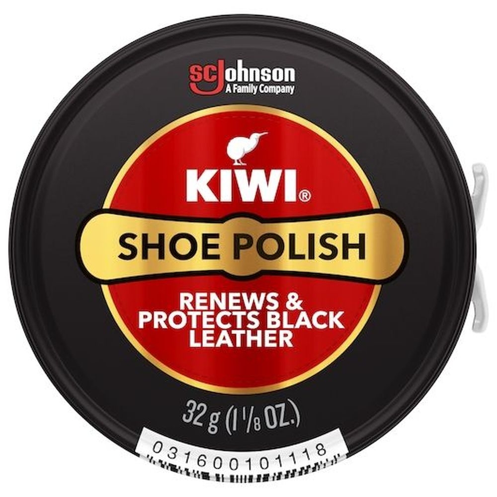 Kiwi Black Shoe Polish Paste, 1.125 Ounce -- 144 per case