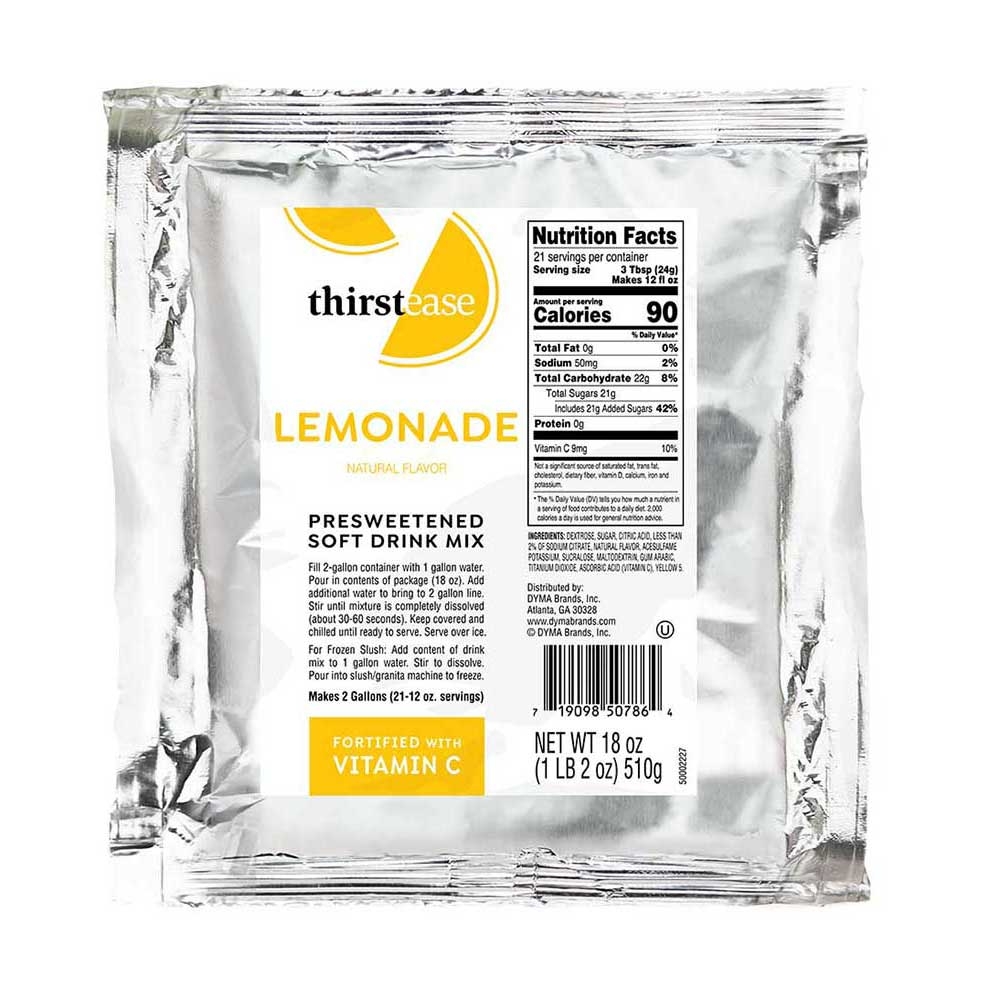 Thirst Ease Lemonade Drink Mix, 18 Ounce -- 12 Per Case