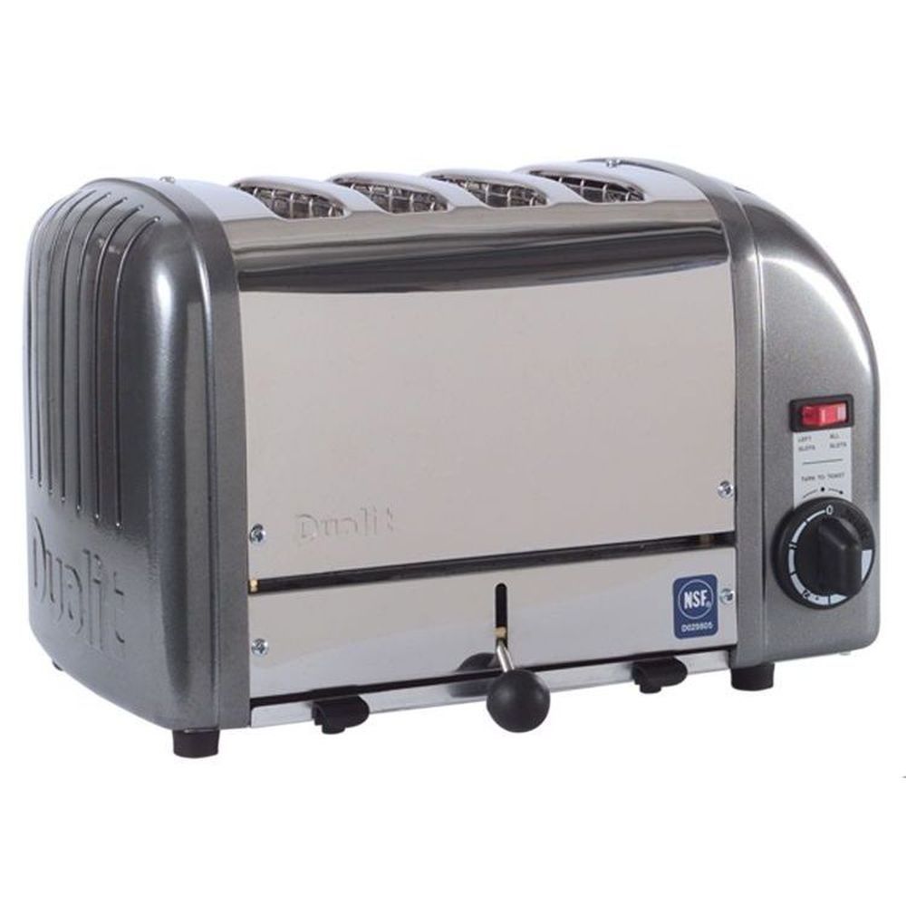 Cadco Heavy Duty KoverTec Mica 4-Slot Toaster, 13 1/2 x 9 x 8 inch.