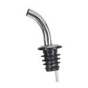 Winco Gooseneck Spout Metal Pourer with Black Plastic Stopper -- 12 per case.