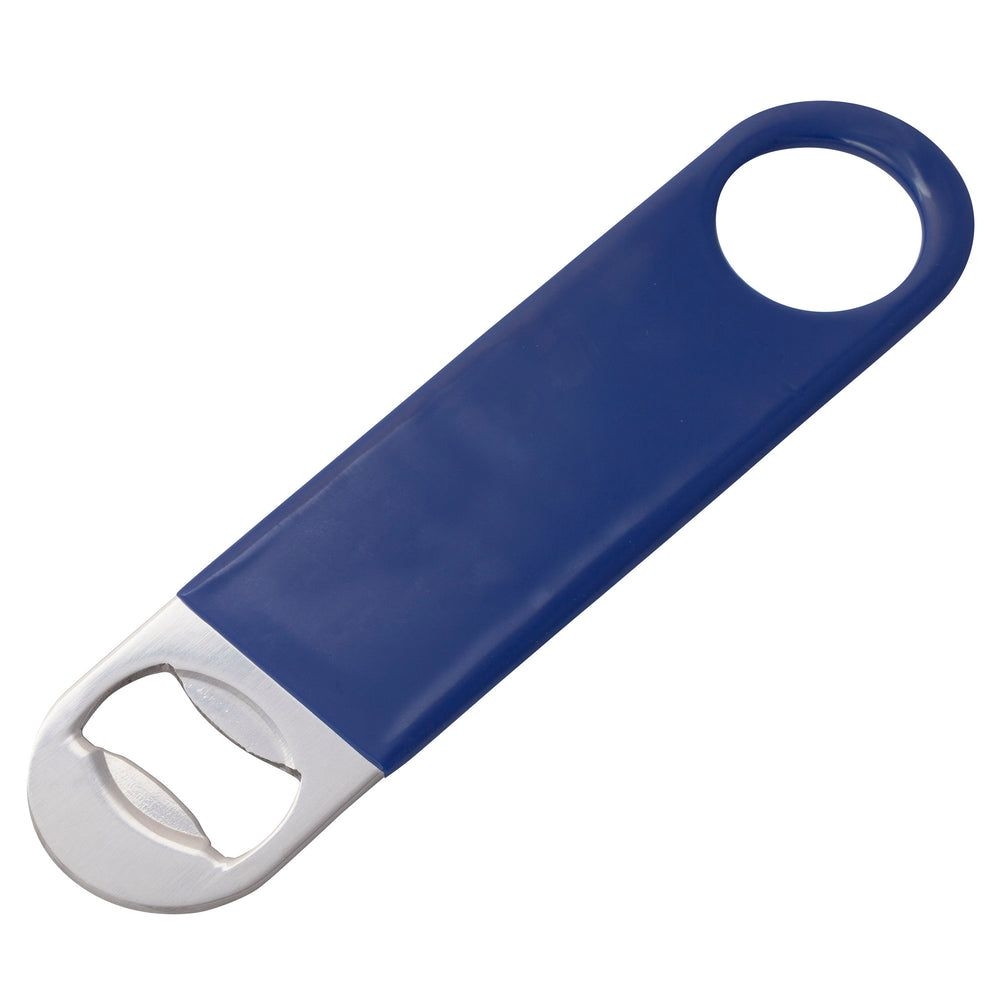 Winco Blue Stainless Steel Pvc Coating Flat Bottle Opener -- 12 Per Case