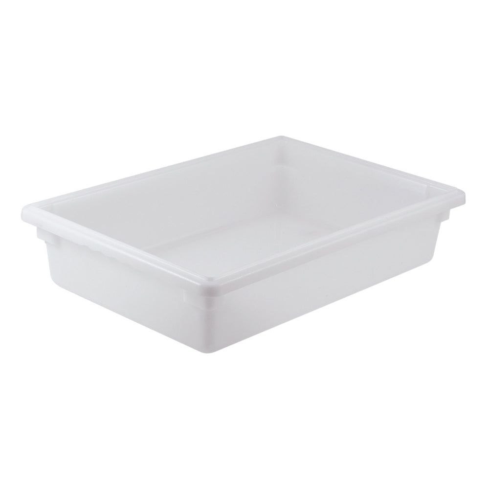 Winco White Polypropylene Full Size Food Storage Box, 18 X 26 X 6 Inch -- 6 Per Case