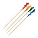 Winco Cellophane Frills Picks, 3 15/16 inch -- 20000 per case.