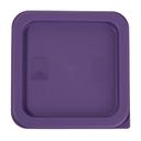 Winco Polyethylene Purple Cover for PESC-2/4 Square Storage Containers -- 12 per case.