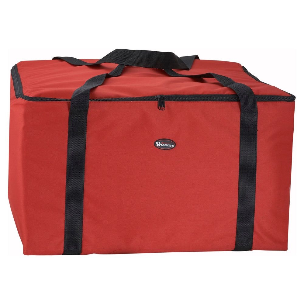 Winco Polyester Red Delivery Bag, 22 X 22 X 13 Inch