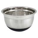 Winco Silicone Base Stainless Steel Mixing Bowl, 5 Quart -- 12 per case.