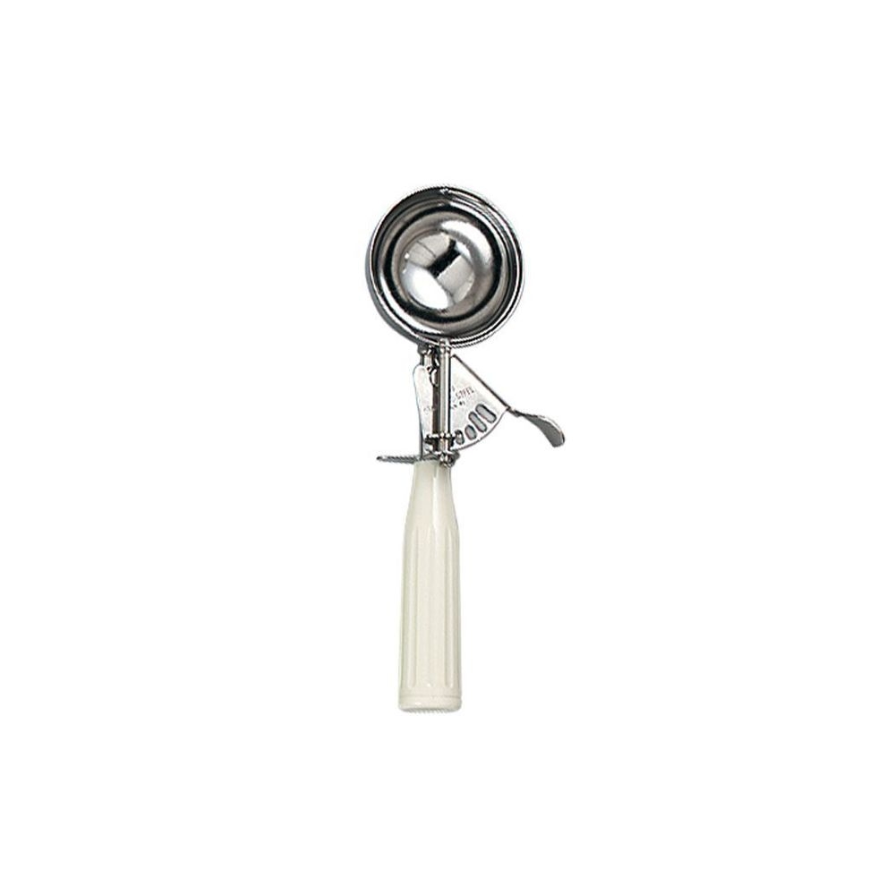18/8 Stainless Steel Standard Size Disher with Ivory Handle