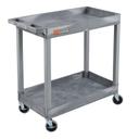 Luxor Gray Two 32 x 18 inch Tub Shelves Cart