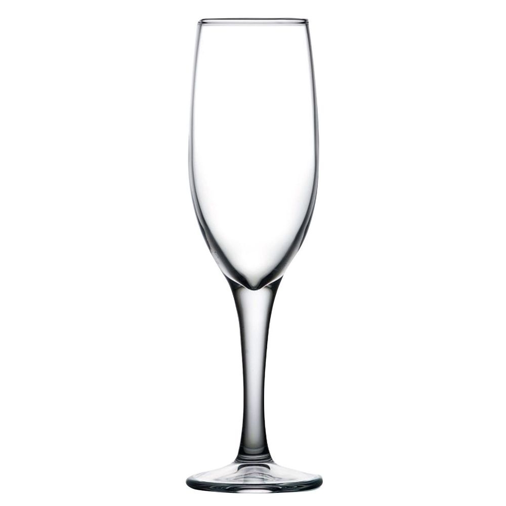 Pasabahce Moda Champagne Flute Glass, 5.6 Oz Capacity -- 12 Per Case