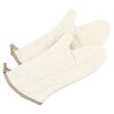 Cream Flame Retardant Oven Mitt