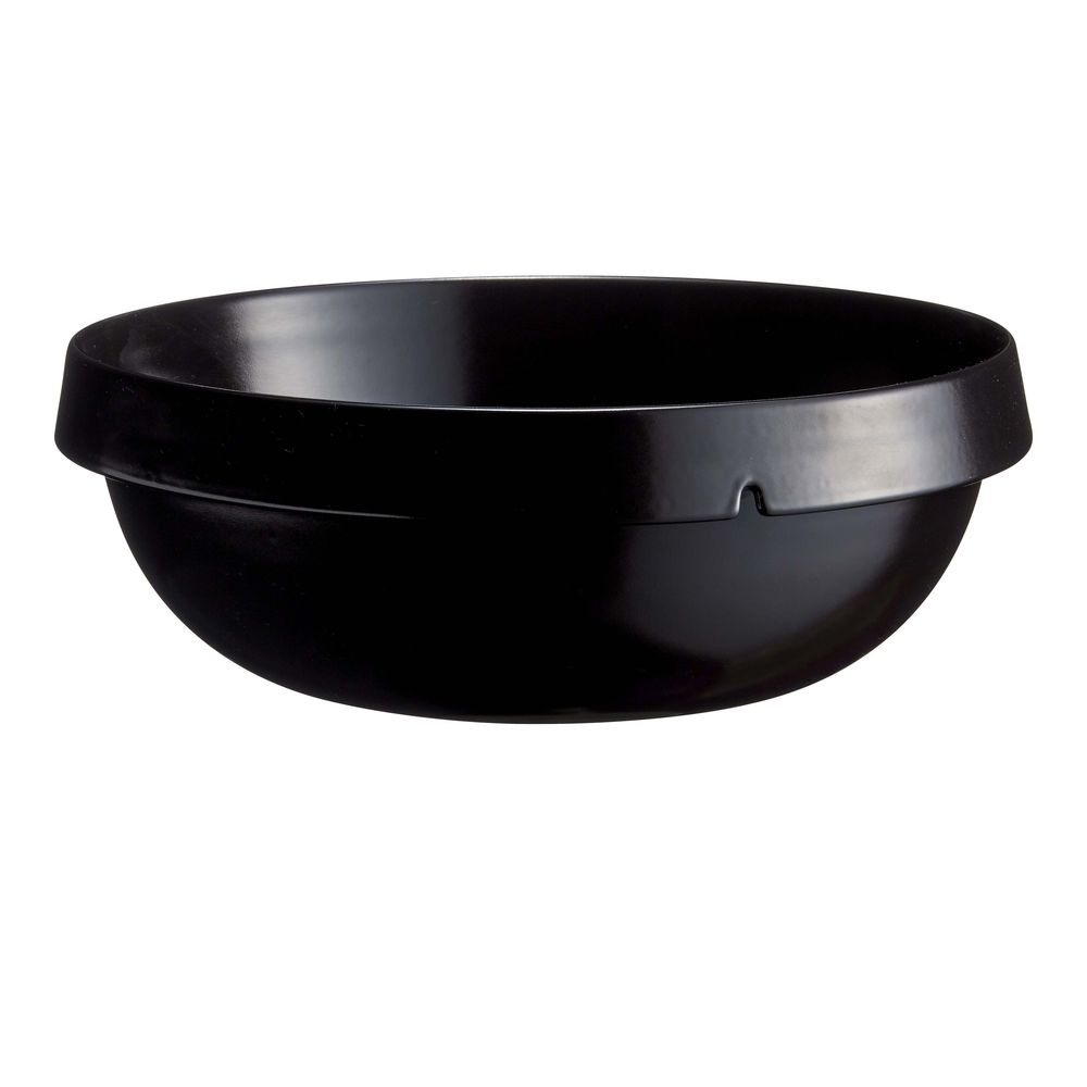 Emile Henry Coal Black Welcome Salad Bowl, 7 L Capacity