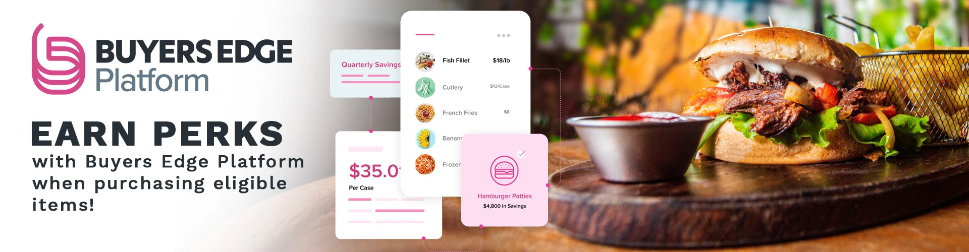 EARN PERKS — with Buyers Edge Platform, when purchasing eligible items!